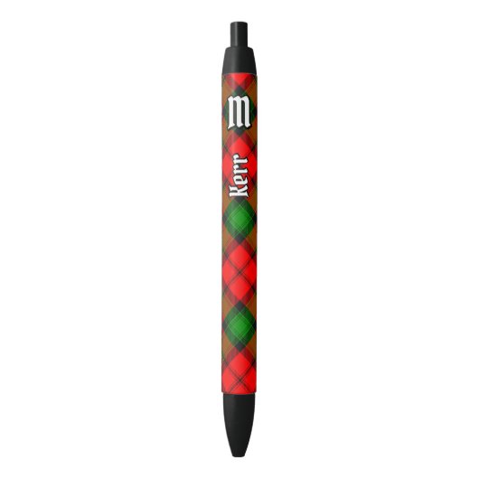 Stylo Noir Clan Kerr Tartan (devant Vertical)