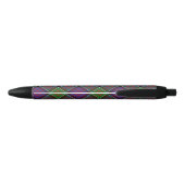 Stylo Noir Clan MacDonald de Clanranald Tartan Ink Pen (Dos)