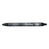 Stylo Noir Clan MacKay Blue Tartan (Devant)