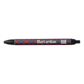 Stylo Noir Clan MacLachlan Tartan (Devant)