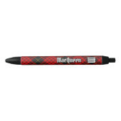 Stylo Noir Clan MacQueen Tartan (Devant)
