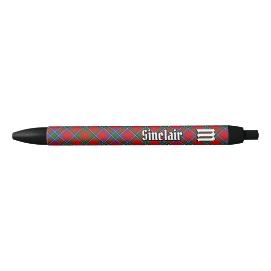 Stylo Noir Clan Sinclair Tartan (Devant)