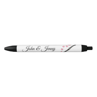 Stylo Noir Clarinet Musicien Personnalisé Mariage Favoriser C