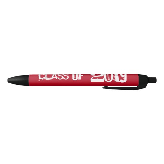 Stylo Noir Classe de couleur personnalisée pour la graduation (Bas)