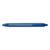 Stylo Noir Classique et Simple. Bleu et Blanc. (Dos)