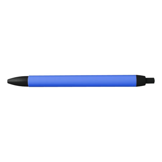 Stylo Noir Classique moderne, couleur solide Ultramarine bleu (Devant)
