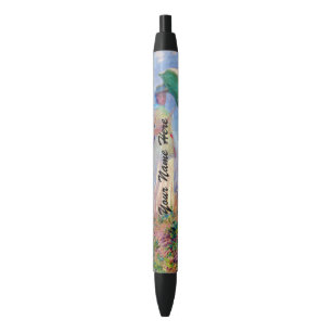 Stylo Noir Claude Monet - Femme à l'ombrelle tournée vers la