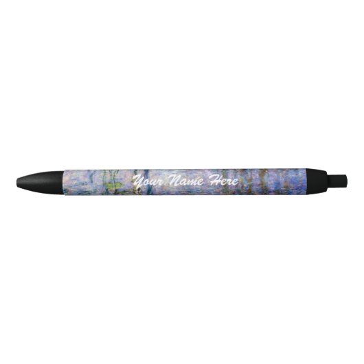 Stylo Noir Claude Monet - Lys d'eau (Devant)