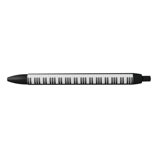 Stylo Noir Clavier pour piano (Devant)