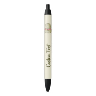 Stylo Noir Cloche Casquette jaune