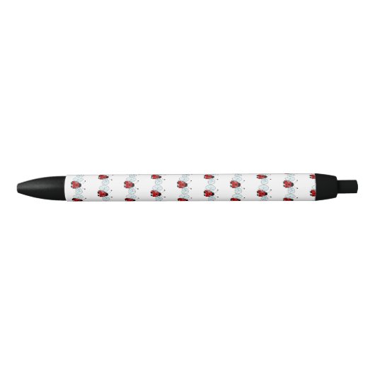 Stylo Noir Coccinelle (Devant)