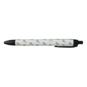 Stylo Noir Cocker Spaniel Chiens Motif Monogramme (Bas)