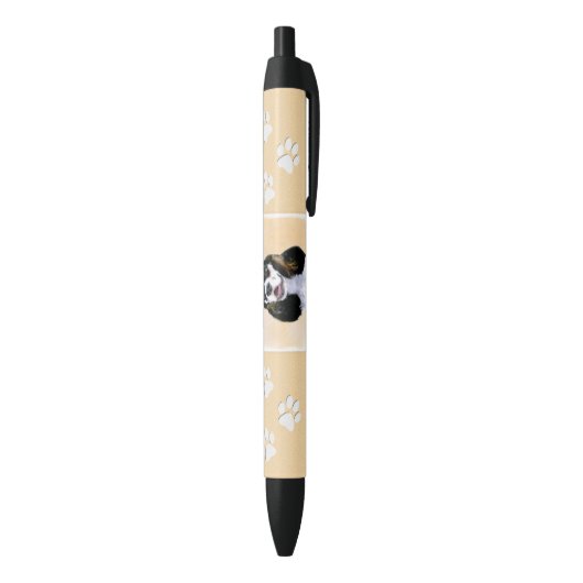 Stylo Noir Cocker Spaniel (Parti) Peinture - Art Chien origin (Bas (Vertical))