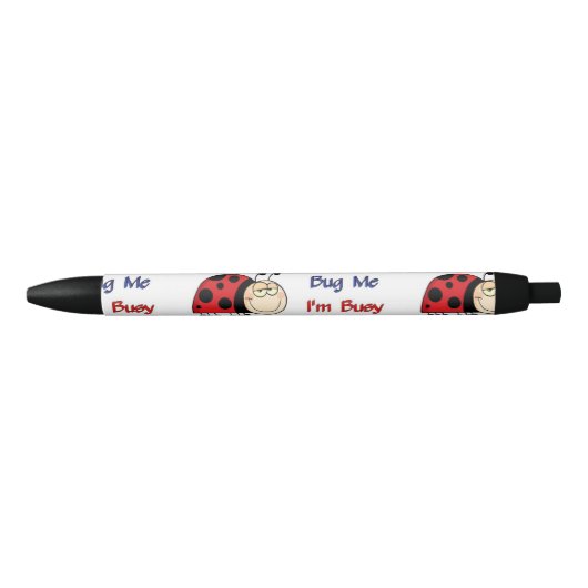 Stylo Noir Coder Médicale Ladybug2 (Devant)