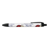 Stylo Noir Coder Médicale Ladybug2 (Haut)