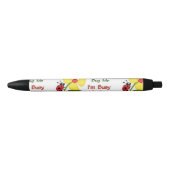 Stylo Noir Codeur Médicale Ladybug (Devant)