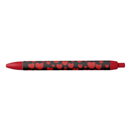 Stylo Noir Coeur (Devant)