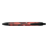 Stylo Noir Coeur vapeur (Dos)