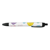 Stylo Noir Coeurs de bonbons (Bas)