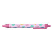 Stylo Noir Coeurs de bonbons (Bas)