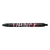 Stylo Noir Coeurs de danse (Devant)