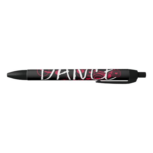Stylo Noir Coeurs de danse (Bas)