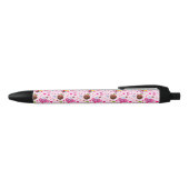 Stylo Noir Cœurs doux célébrant partout (Haut)
