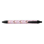 Stylo Noir Cœurs doux célébrant partout (Dos)