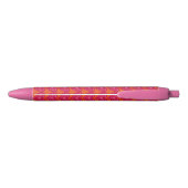 Stylo Noir Coeurs liés (Dos)