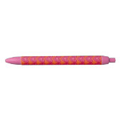 Stylo Noir Coeurs liés (Devant)