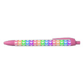 Stylo Noir Coeurs Ombres (Haut)