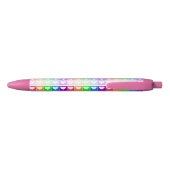 Stylo Noir Coeurs Ombres (Dos)