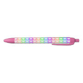 Stylo Noir Coeurs Ombres (Bas)
