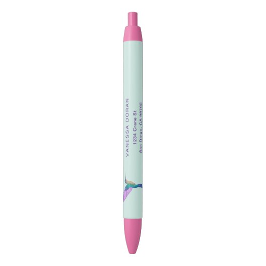 Stylo Noir Colibri (devant Vertical)