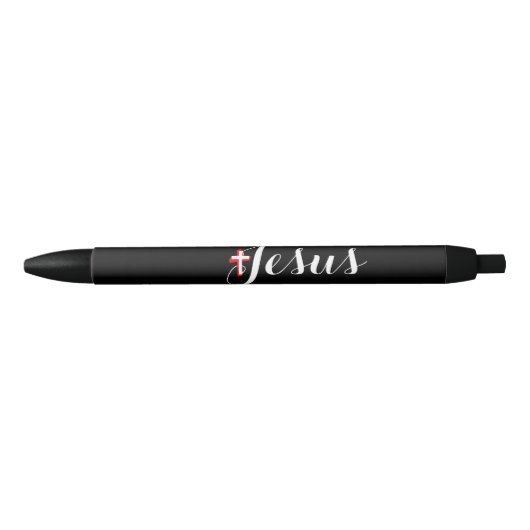Stylo Noir Collection de cadeaux de foi - (Devant)