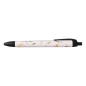 Stylo Noir collection de fleurs (Haut)