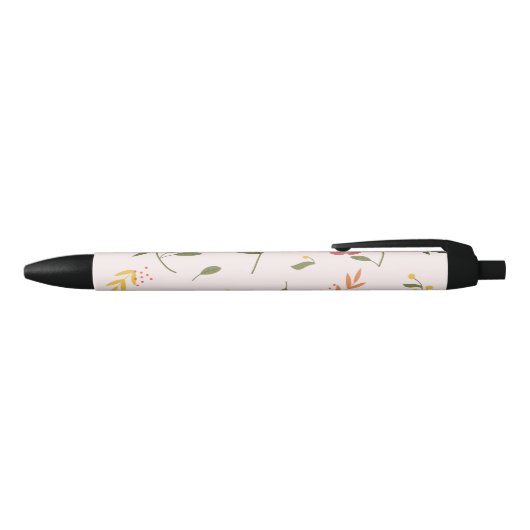 Stylo Noir collection de fleurs (Haut)