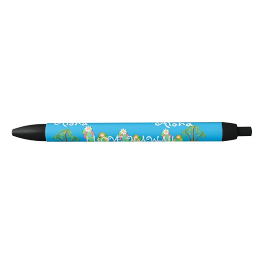 Stylo Noir Collection Hawaii Aloha - (Devant)