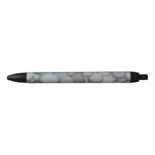 Stylo Noir Colorée River Rock Pebbles Art