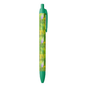 Stylo Noir colorez le vert sans couture d'arrière - plan,