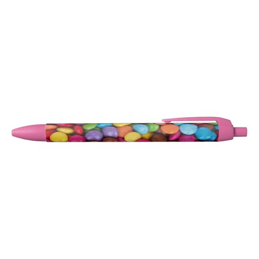 Stylo Noir Colorful Button Candy Quirky (Haut)