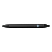 Stylo Noir Compas éolien (Devant)