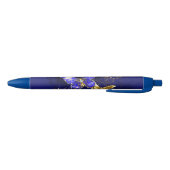 Stylo Noir Composition avec papillons Sapphire (Bas)