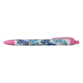 Stylo Noir Composition des White and Blue Butterflies (Haut)