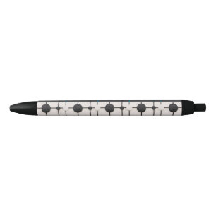 Stylo Noir Composition géométrique abstraite mettant en vedet