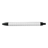 Stylo Noir Conception abstraite géométrique de plancher (Devant)