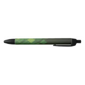 Stylo Noir Conception abstraite verte de technologie (Bas)