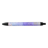 Stylo Noir Conception abstraite violette (Devant)