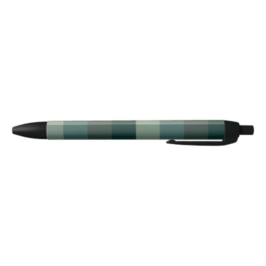 Stylo Noir Conception carreaux vichy vert (Bas)