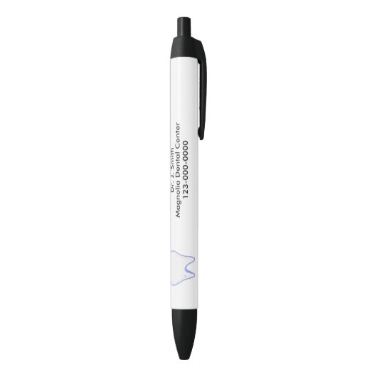 Stylo Noir Conception de cabinet dentaire (Bas (Vertical))